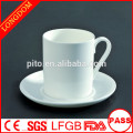 Fábrica diretamente de alta qualidade xícara de café de porcelana grande conjunto